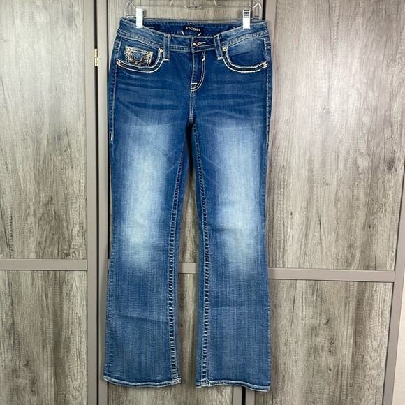 Vigoss Heritage Fit Bootcut Jeans Women's 8 - Picture 2 of 13